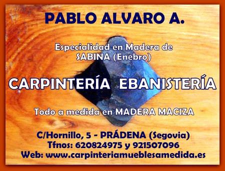 Imagen Carpintería- Ebanistería Pablo Alvaro A.