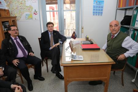 Imagen El presidente de la Diputación visita Valtiendas