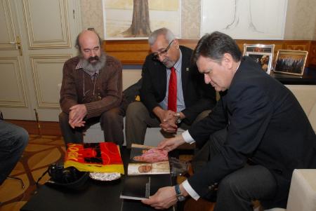 Imagen El presidente de la Diputación recibe al delegado saharaui en Castilla y León