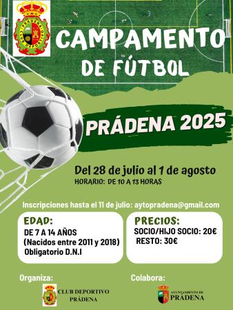 Imagen CAMPAMENTO DE FÚTBOL PRÁDENA 2025