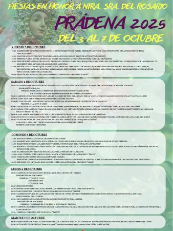 Imagen PROGRAMA OFICIAL DE LAS FIESTAS EN HONOR A NTRA. SRA. DEL ROSARIO 2025