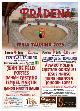 Imagen FERIA TAURINA DE PRÁDENA 2026