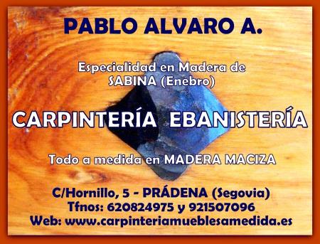 Imagen Carpintería- Ebanistería Pablo Alvaro A.